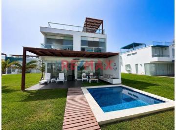 Casa de 4 habitaciones, Cañete · Casa de Playa con Piscina y Vista Parcial Al Mar | Condominio Panorama – Asia