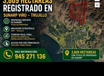 Terreno agrícola , Viru · Terreno de m² en Venta en Viru
