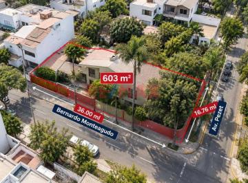Terreno / Lote , Lima · Terreno 603 m² en San Isidro, Doble Frente a Pezet y B. Monteagudo
