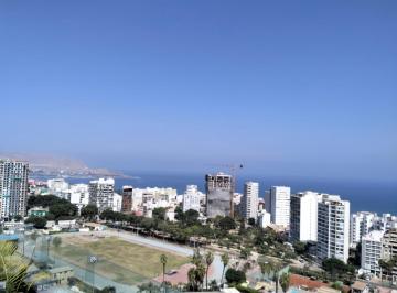 Departamento de 1 habitación, Lima · Alquiler | Departamento con Vista Al Mar + Terraza + Piscina