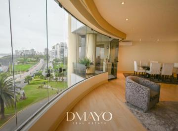 Departamento · 200m² · 3 Dormitorios · 2 Estacionamientos · Alquiler Amoblado Depa 200 m 3h 2 Cocheras, vista Al Mar en Malecon Reserva - Miraflores