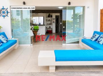 Casa · 154m² · 4 Dormitorios · 2 Estacionamientos · Casa de Playa en Condominio Asia del Sur, Km 108, Sarapampa