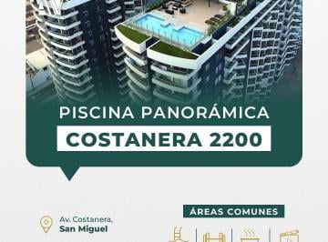 Departamento de 2 habitaciones, Lima · Alquiler Departamento 56 m² Semiamoblado con Vista Al Mar, Piso 14, 2 Dorm. – Costanera, San Miguel