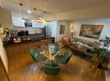 SALA - COMEDOR · Impecable Depa 90 m² Totalmente Amoblado – San Isidro (3 Dorms + Cochera)