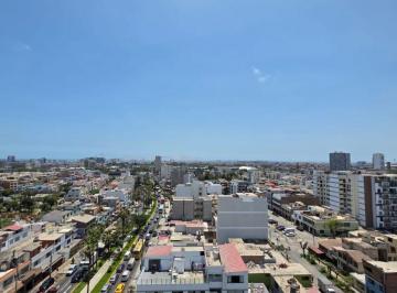 Departamento de 2 habitaciones, Lima · Pueblo Libre: Alquiler Departamento, Vista Exterior, Piso 8. Cerca Pucp