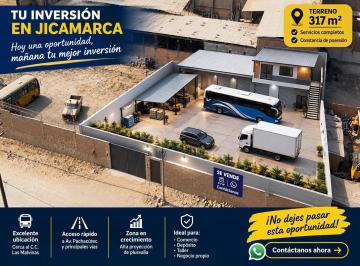 Terreno / Lote · 317m² · Venta de Terreno en Jicamarca de 317 m²