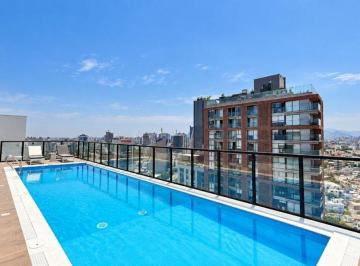 Departamento de 2 habitaciones, Lima · Depto 2 Dorm. con Cochera y Terraza – Edificio Arándanos Aramburú, Límite San Isidro