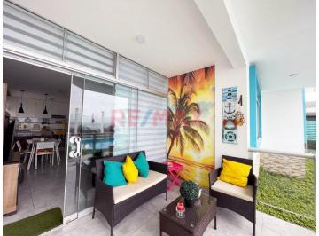 Departamento de 2 habitaciones, Lima · ¡Departamento Frente Al Mar en Punta Rocas! 68 m²