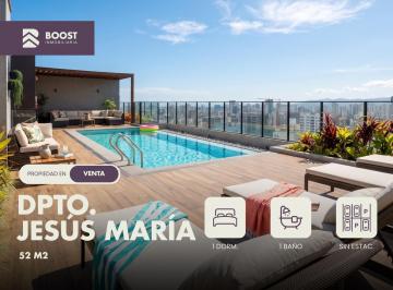 Departamento · 52m² · 1 Dormitorio · Estrena Moderno Dúplex de 1 Dormitorio en Av San Felipe – Jesús María