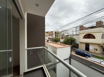 Departamento · 65m² · 2 Dormitorios · 1 Estacionamiento · Estreno, Balcón y Cochera en La Calera - Surquillo