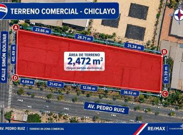 Terreno / Lote · 2m² · Terreno Comercial en Alquiler en Esquina Av Pedro Ruiz (A. Melendres)