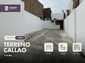 Terreno / Lote · 110m² · 1 Dormitorio · Venta Terreno Chucuito Límite con La Punta