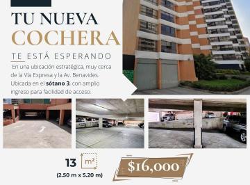 Garage , Lima · Venta Cochera Via Expresa con Av Benavides - Miraflores