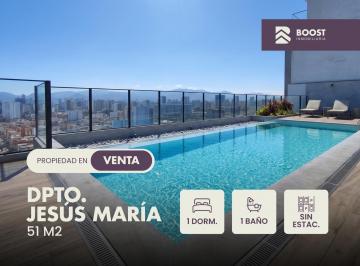 Departamento · 51m² · 1 Dormitorio · Dpto 1 Dorm Estreno en Av San Felipe | Jesús María | Sin Alcabala