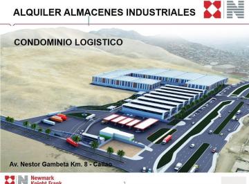 Nave industrial · 5000m² · 5 Estacionamientos · Alquiler Almacen Logistico - Nestor Gambeta Km. 8 - Callao 5,000 m²