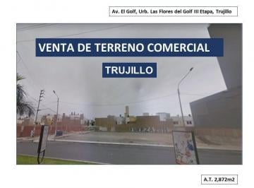 Terreno / Lote · 2872m² · Venta Terreno Av El Golf, Victor Larco Herrera, Trujillo - 2,872 m²