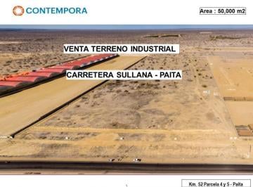 Terreno / Lote · 50000m² · Venta Terreno Industrial - Carretera Sullana - Paita - 50,000 m²