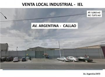 Nave industrial · 7671m² · Venta Local Industrial Av Argentina - At. 5,062 m² - A. C.7,671 m² - Callao