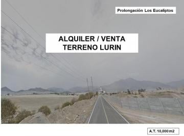 Terreno / Lote · 10000m² · Alquiler /venta Terreno Prolongación Eucaliptos - Lurin 10,000 m²