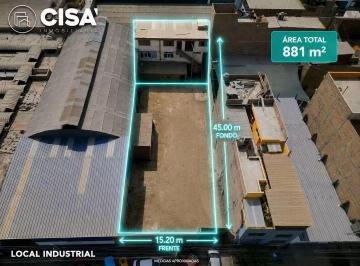 Terreno / Lote · 880m² · 3 Estacionamientos · Alquilo Terreno Industrial en San Carlos