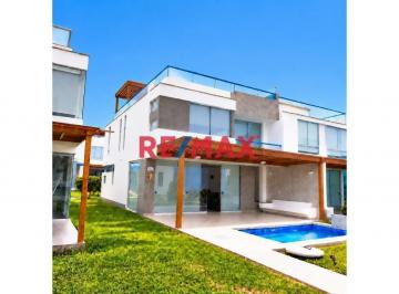Casa · 158m² · 4 Dormitorios · 2 Estacionamientos · Casa en Condominio Mallorca, Km 107 Asia, Playa Sarapampa