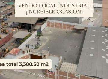 Nave industrial , Lima · ¡Local Industrial con Zonificación I3 en Ate! 3,388 m² Ideales Para Gran Industria – Ocasión