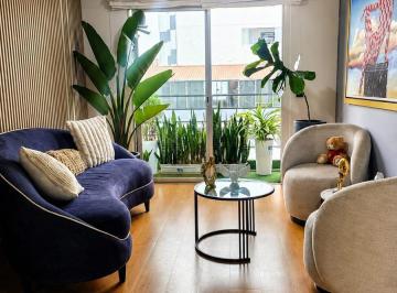 Departamento · 89m² · 2 Dormitorios · 1 Estacionamiento · Depa Semi - Amoblado en Alquiler en Miraflores