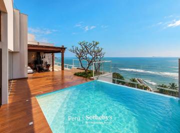 Departamento · 427m² · 5 Dormitorios · 4 Estacionamientos · Penthouse de Lujo con Piscina, Parrilla y Vista Al Mar en Barranco | Malecón Paul Harris