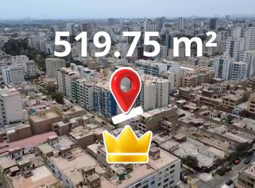 Terreno / Lote , Lima · (El) ¡En Venta Gran Terreno de 519.75 m² Ideal Para Proyectos Inmobiliarios en Pueblo Libre!