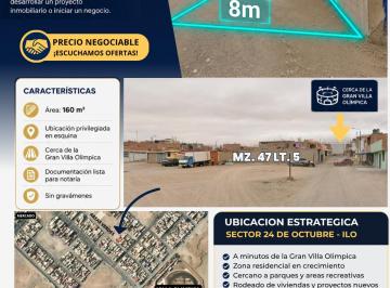 Terreno / Lote , Ilo · Lote en Venta - Esquina 160 m²