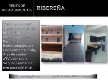 Departamento de 2 habitaciones, Reynosa · Dep en Ribereña Amublados