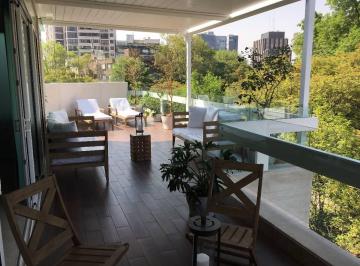 Departamento de 2 habitaciones, Miguel Hidalgo · Campos Eliseos con Terraza Amueblado de Super Lujo