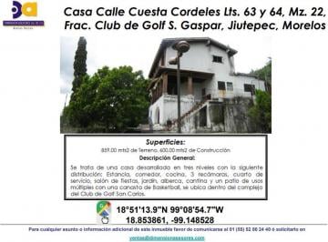 Casa de 3 habitaciones, Jiutepec · Se Vende Casa Para Remodelar