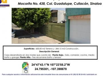 Casa de 3 habitaciones, Culiacán · Se Vende Casa / Copropiedad 60%