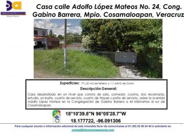 Casa de 2 habitaciones, Cosamaloapan de Carpio · Se Vende Casa de un Nivel