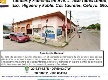 Local comercial , Celaya · Se Venden Locales y Planchas Mercado