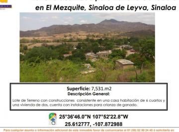 Terreno comercial , Sinaloa · Se Vende Terreno con Construcciones