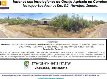 Terreno / Lote , Navojoa · Se Venden Dos Terrenos