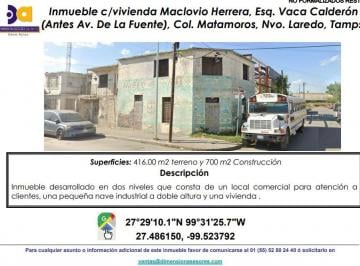 Inmueble productivo urbano , Nuevo Laredo · Se Vende Casa en Dos Niveles