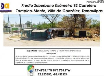 Terreno / Lote , González · Se Vende Terreno con Construccion