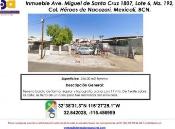 Terreno / Lote , Mexicali · Se Vende Terreno Baldio
