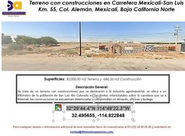 Terreno / Lote , Mexicali · Se Vende Terreno con Construcciones
