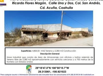 Terreno industrial , Acuña · Se Vende Terreno con Uso Industrial