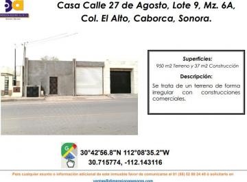 Terreno / Lote , Caborca · Se Vende Terreno con Casa
