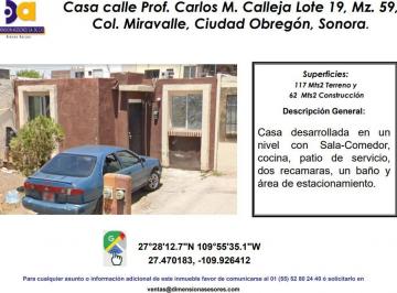 Casa de 2 habitaciones, Cajeme · Se Vende Casa