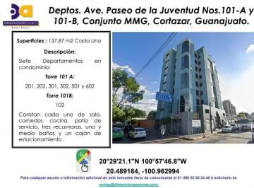 Departamento de 2 habitaciones, Cortazar · Se Venden Siete Departamentos en Condominio