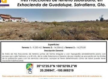 Terreno comercial , Salvatierra · Se Venden Tres Fracciones de Terreno