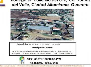 Terreno comercial , Acapulco de Juárez · Se Vende Bodega