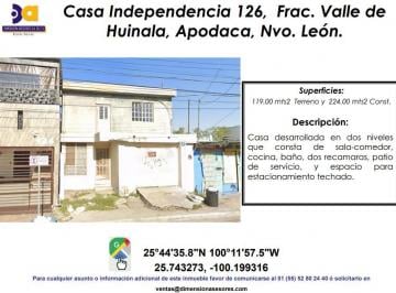 Casa de 2 habitaciones, Apodaca · Se Vende Casa
