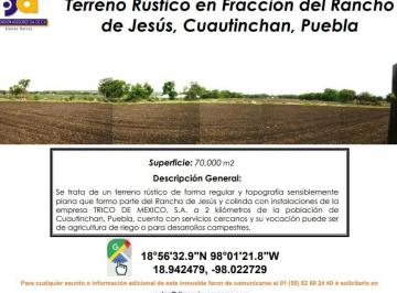 Terreno comercial , Cuautinchán · Se Vende Terreno Rustico